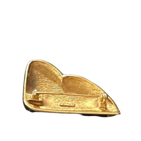 Vtg Christian Dior Gold Tone Prong Set & Baguette Clear Crystals Brooch Pin 2” - Picture 10 of 15